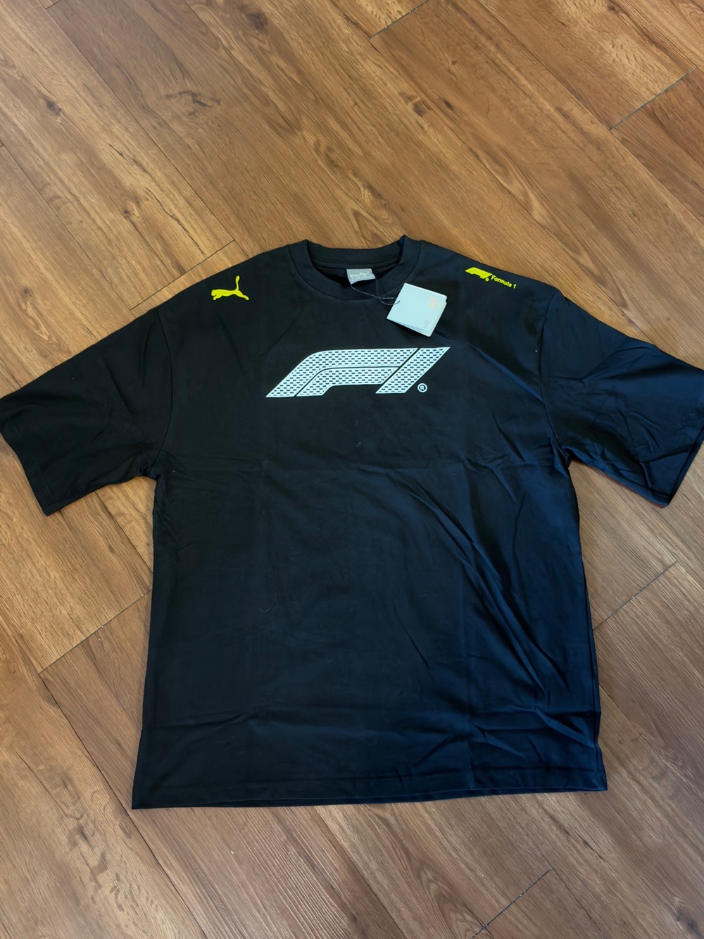 Puma Men's Black Crew Neck T-Shirt